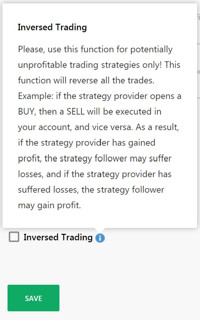 Inversed Trading
