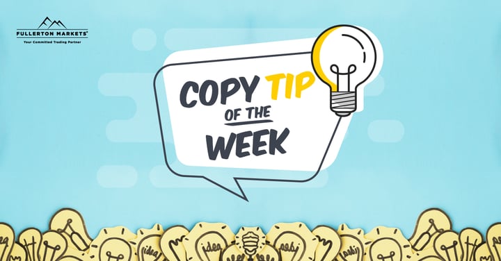 Copy Tip of the Week – Strategy Provider “Yellow Brick”